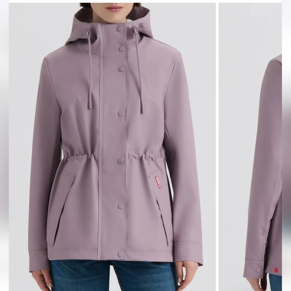 Hunter Abbey Short Rubberized Rain Jacket